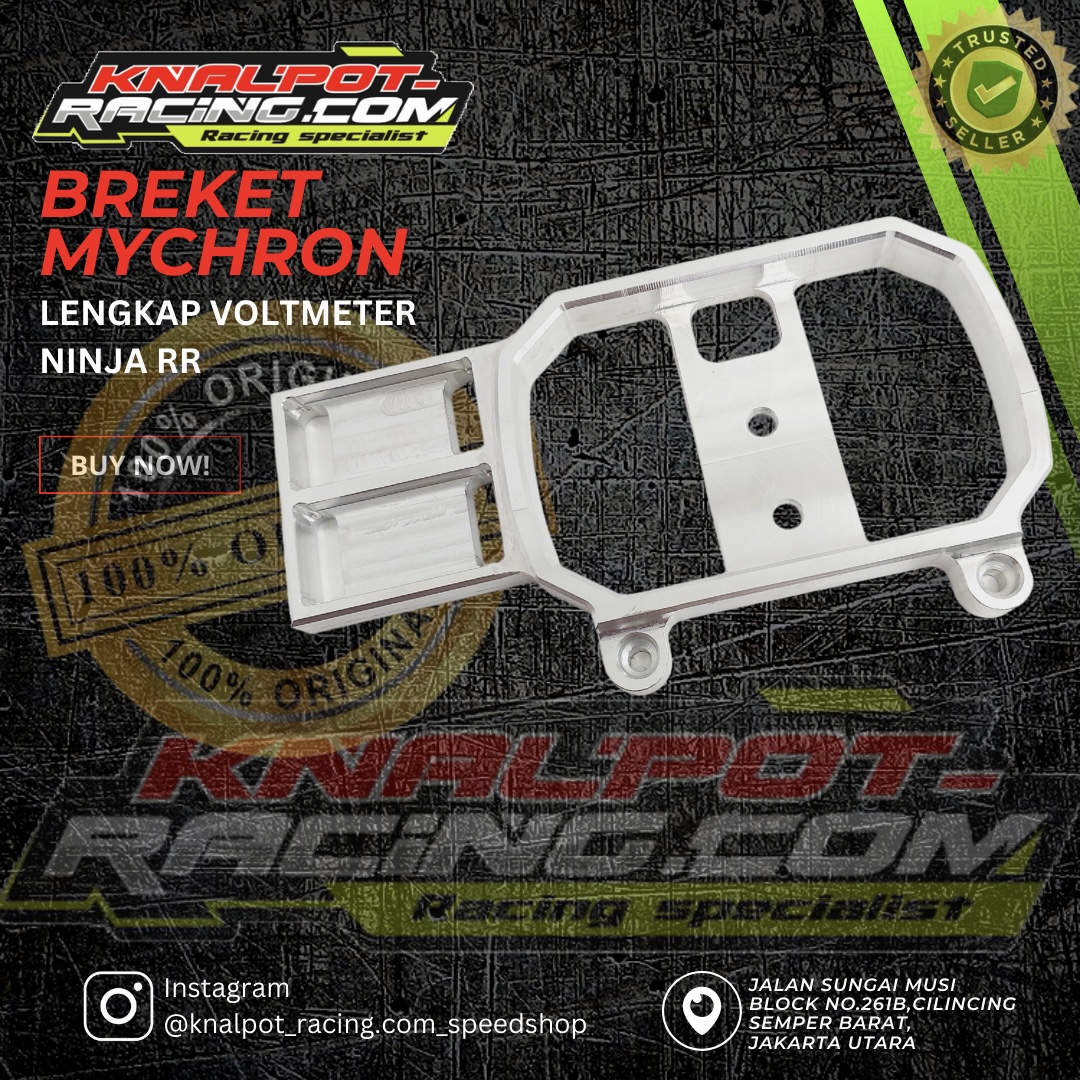 BREKET MYCHRON LENGKAP VOLTMETER NINJA RR